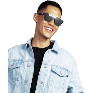 NWT Tipsy Elves Neon Nightcrawl Polarized Sunglasses Black UV Polarized Round